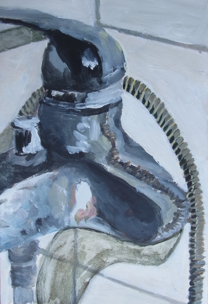 Malerei, 30 cm x 40 cm, Acrylfarbe auf Papier, 2011